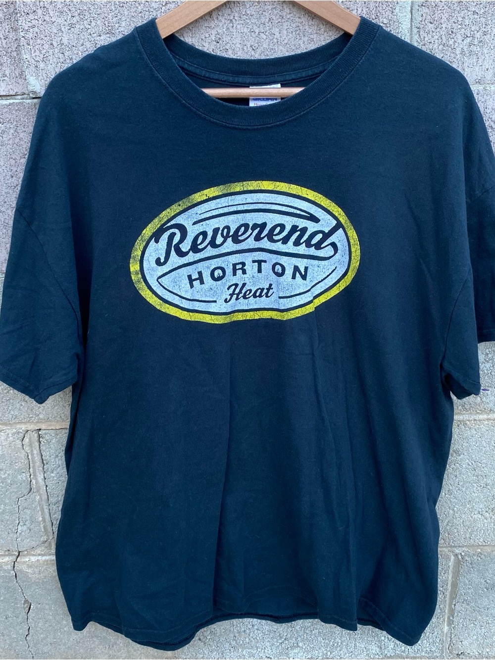 VTG Reverend Horton Heat Psychobilly Band Tee Black Y2K XL